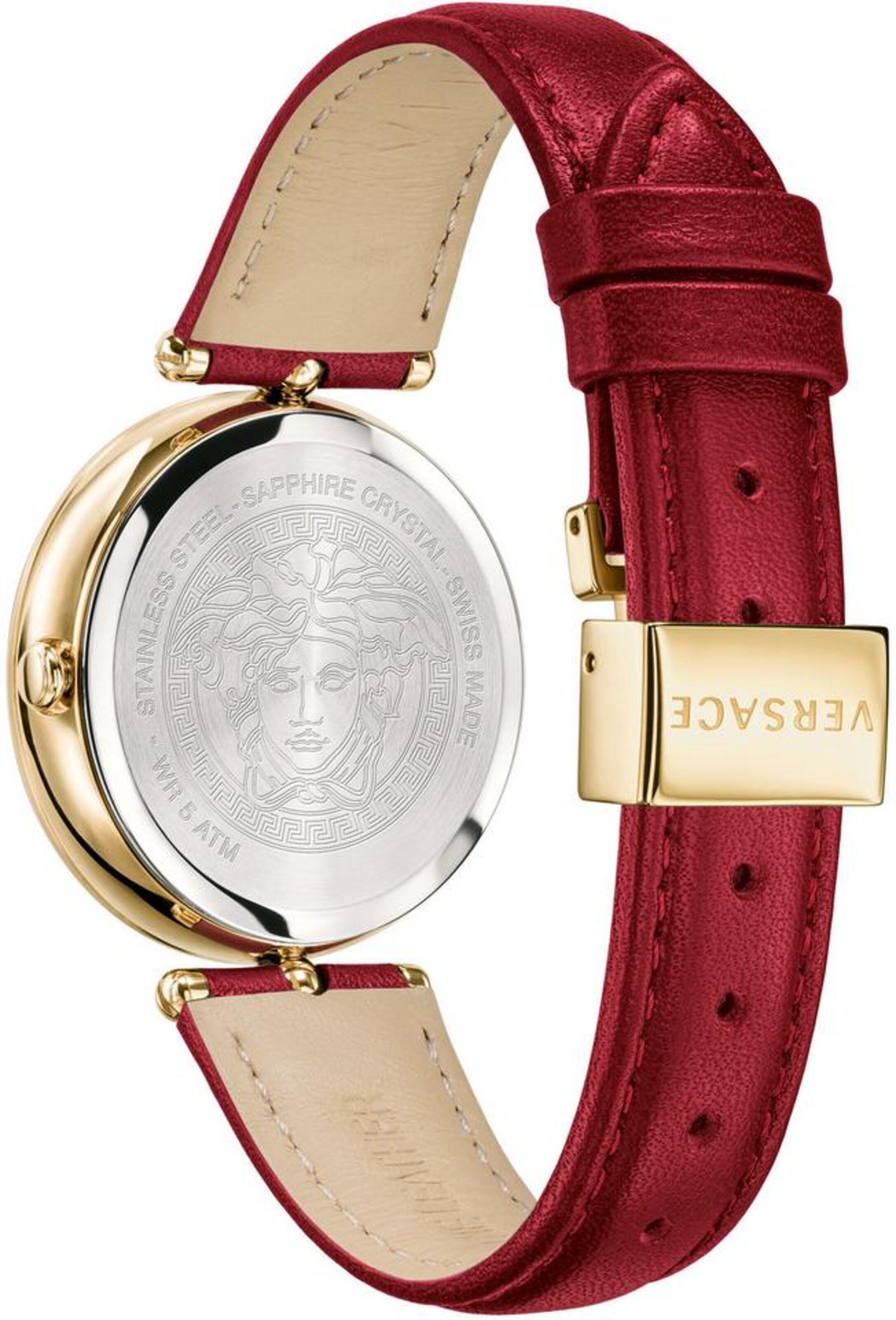VERSACE Analog Watch 'Palazzo Empire' in Red