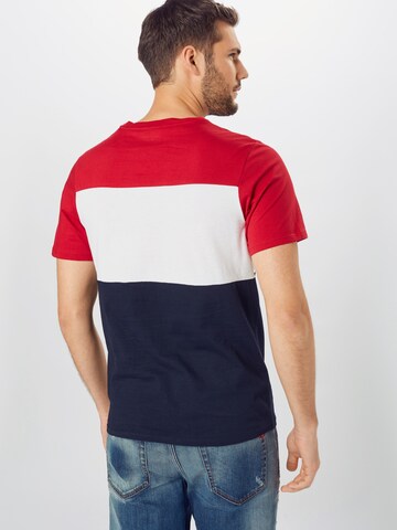 raudona JACK & JONES Standartinis modelis Marškinėliai