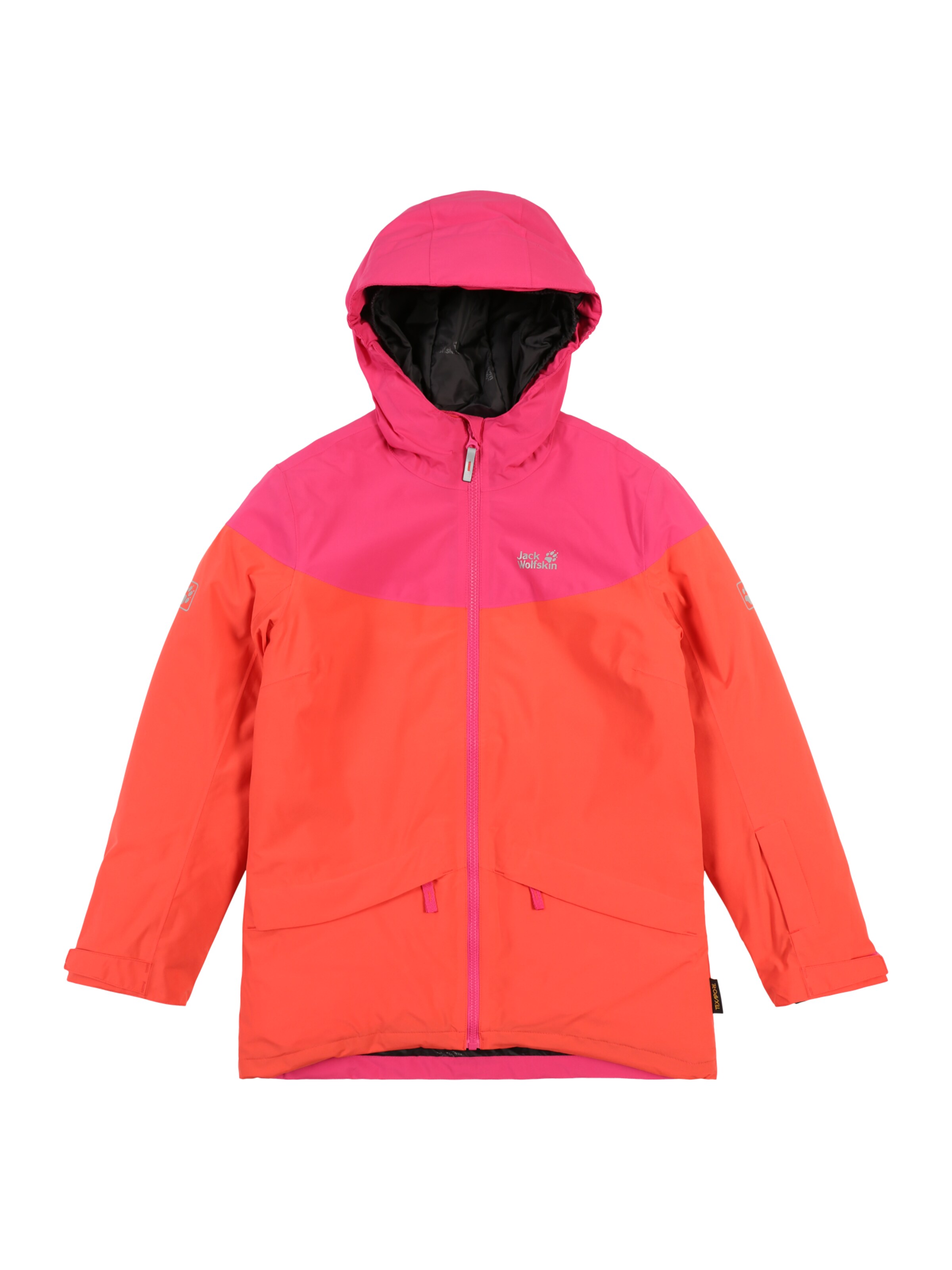 JACK WOLFSKIN - Winterjas 'POWDER MOUNTAIN' in de kleur Koraal