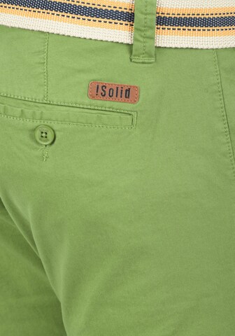 !Solid - Regular Calças chino 'Lagos' em verde