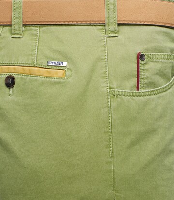 Meyer Hosen Slim fit Chino Pants 'Diego' in Green