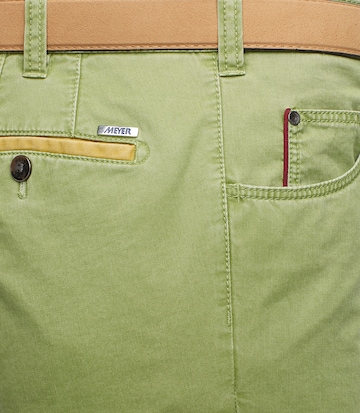 Meyer Hosen Slim fit Chino Pants 'Diego' in Green