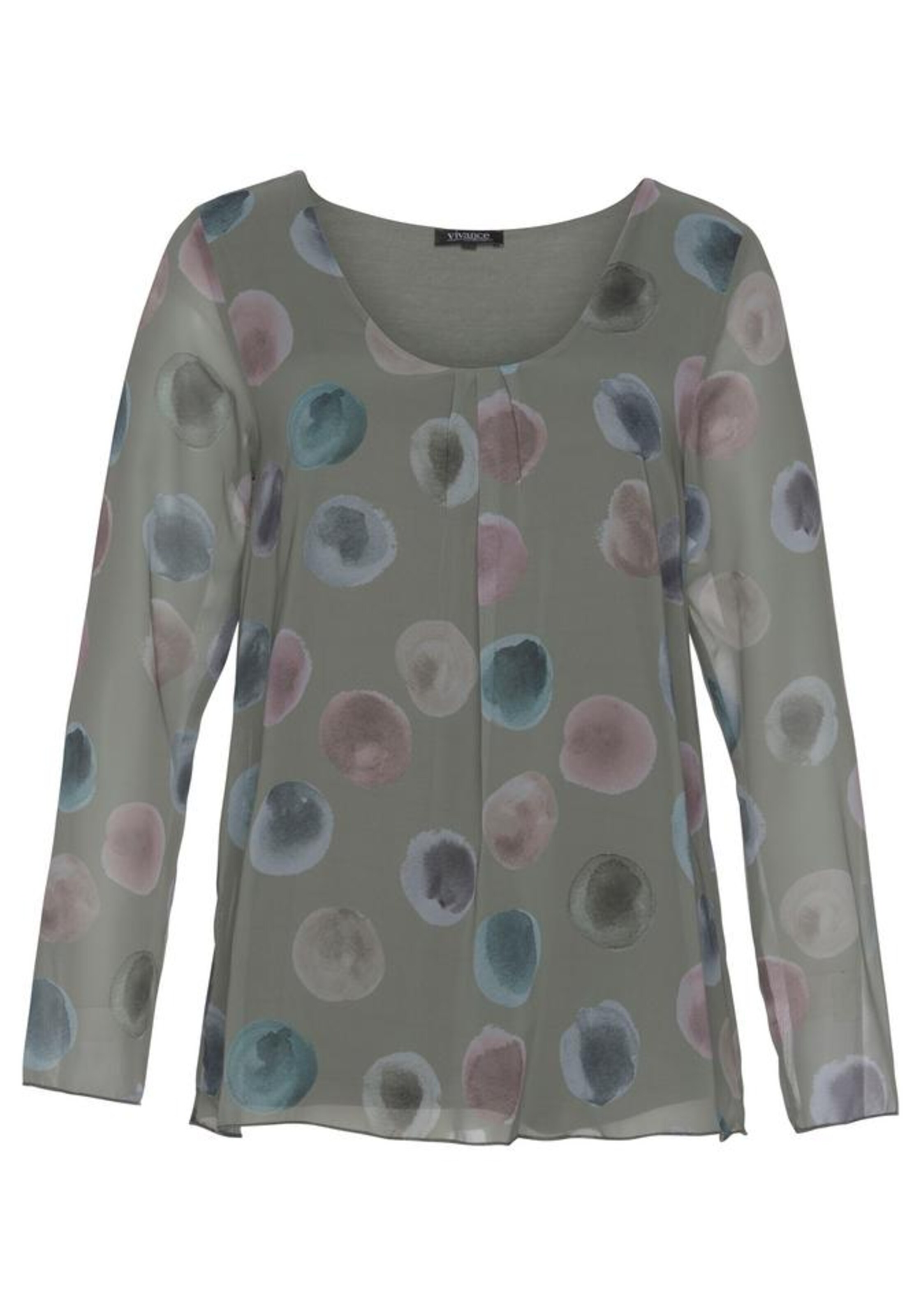 VIVANCE Bluse in Grau: Vorderseite