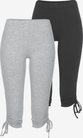 FLASHLIGHTS Skinny Leggings in Grey: front