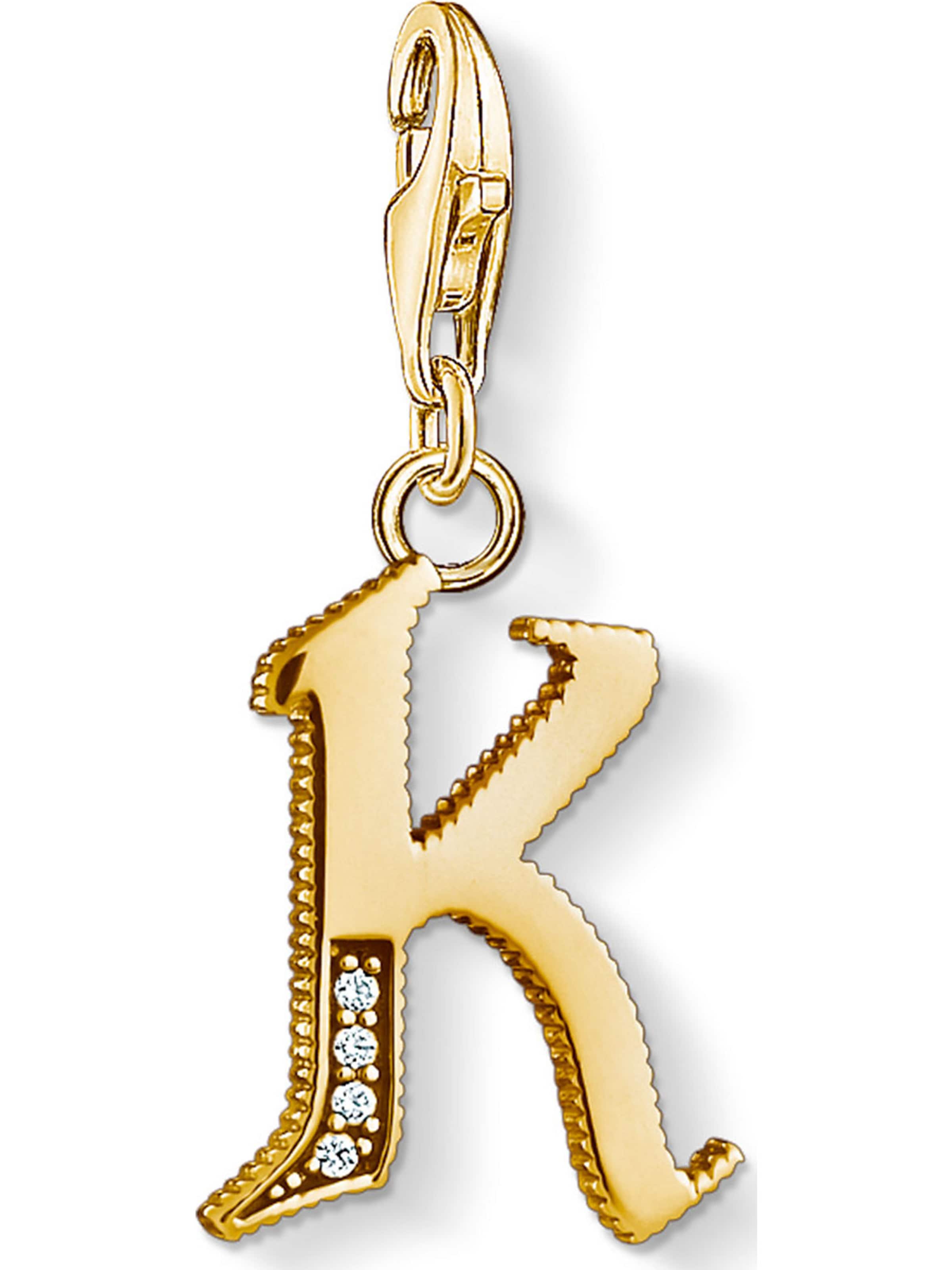 Thomas Sabo Charm in Gold: Vorderseite