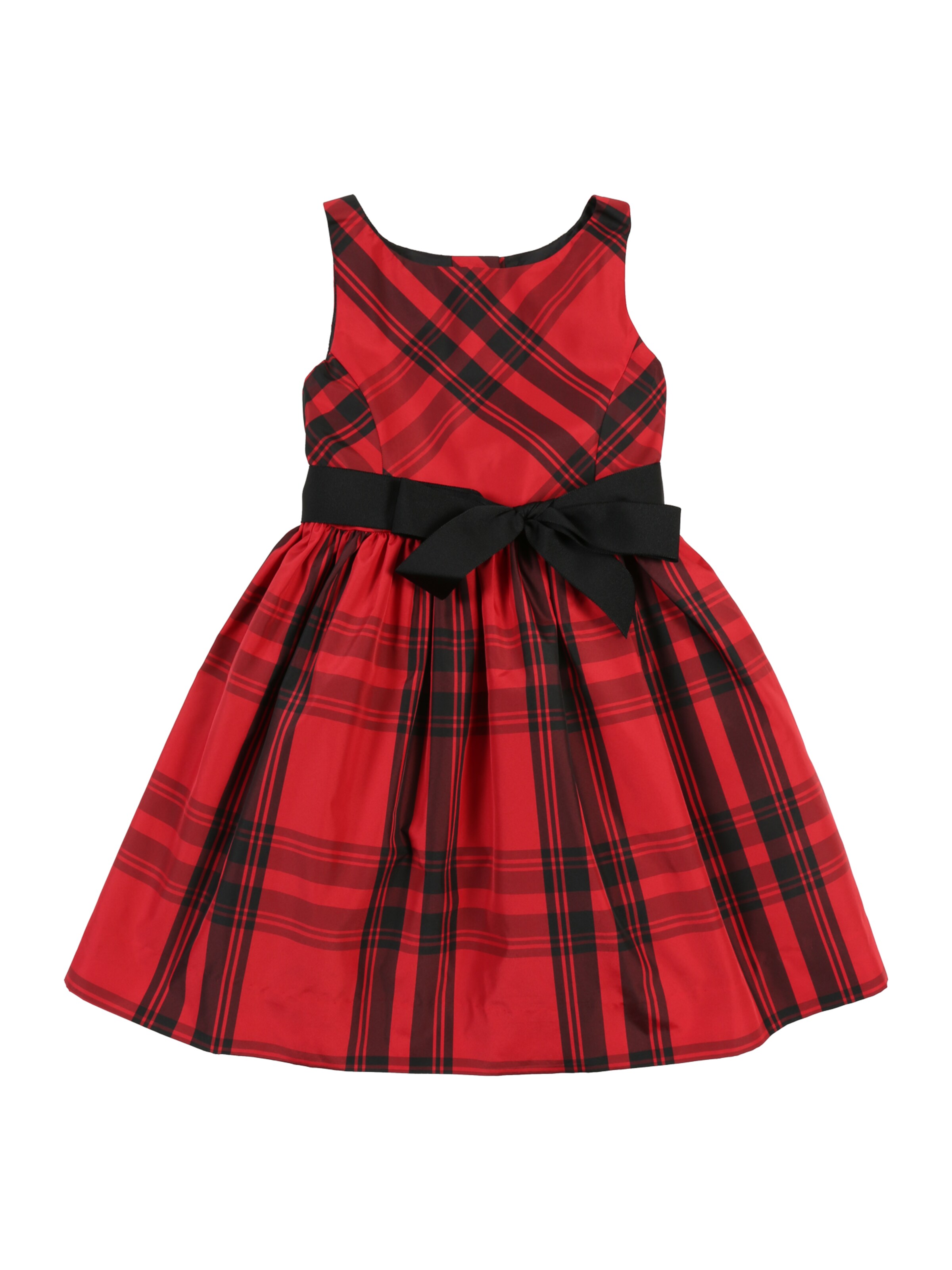 POLO RALPH LAUREN - Jurk 'PLAID TAFFET' in de kleur Rood