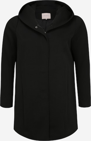 ONLY Carmakoma Ανοιξιάτικο και φθινοπωρινό παλτό 'Sedona' σε μαύρο: μπροστά