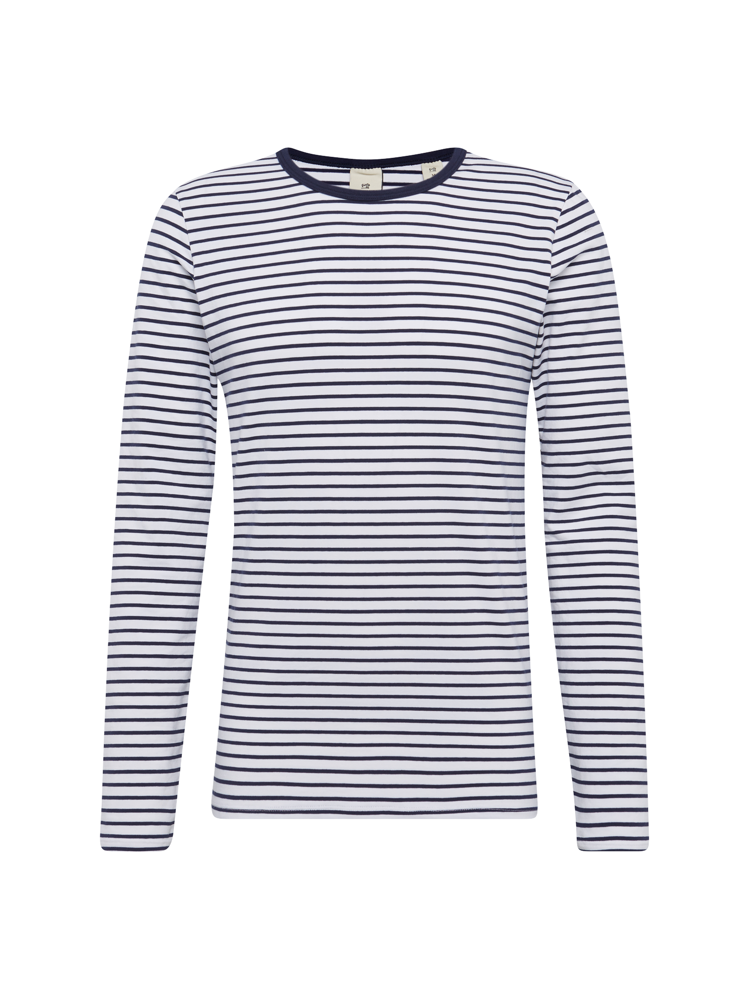 Odzież Koszulki SCOTCH & SODA Koszulka Classic long sleeve jersey tee w kolorze Białym 