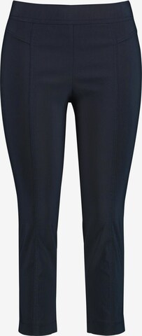 SAMOON Skinny Pants in Blue: front