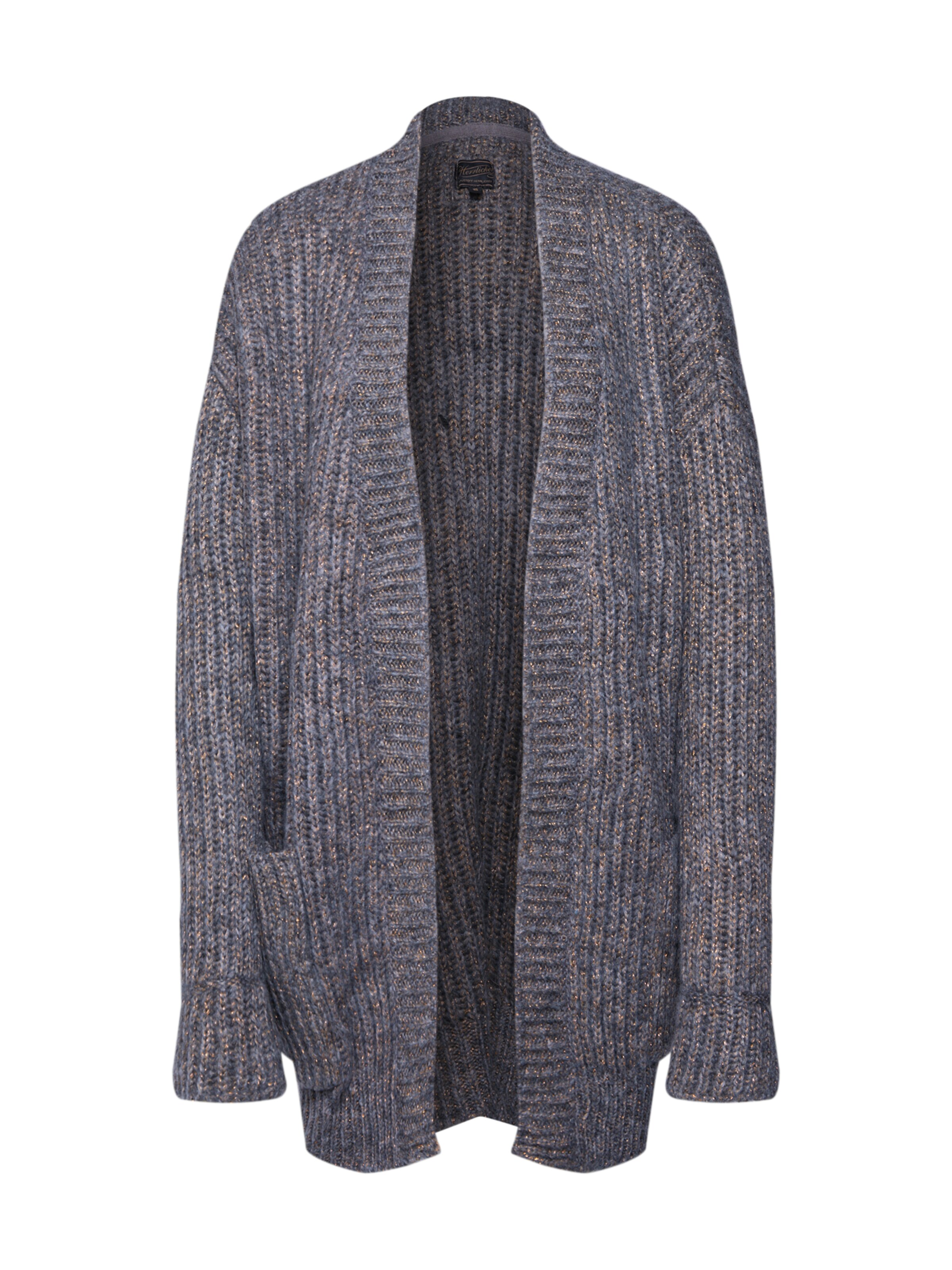 Herrlicher - Oversized vest 'Jael' in de kleur Greige