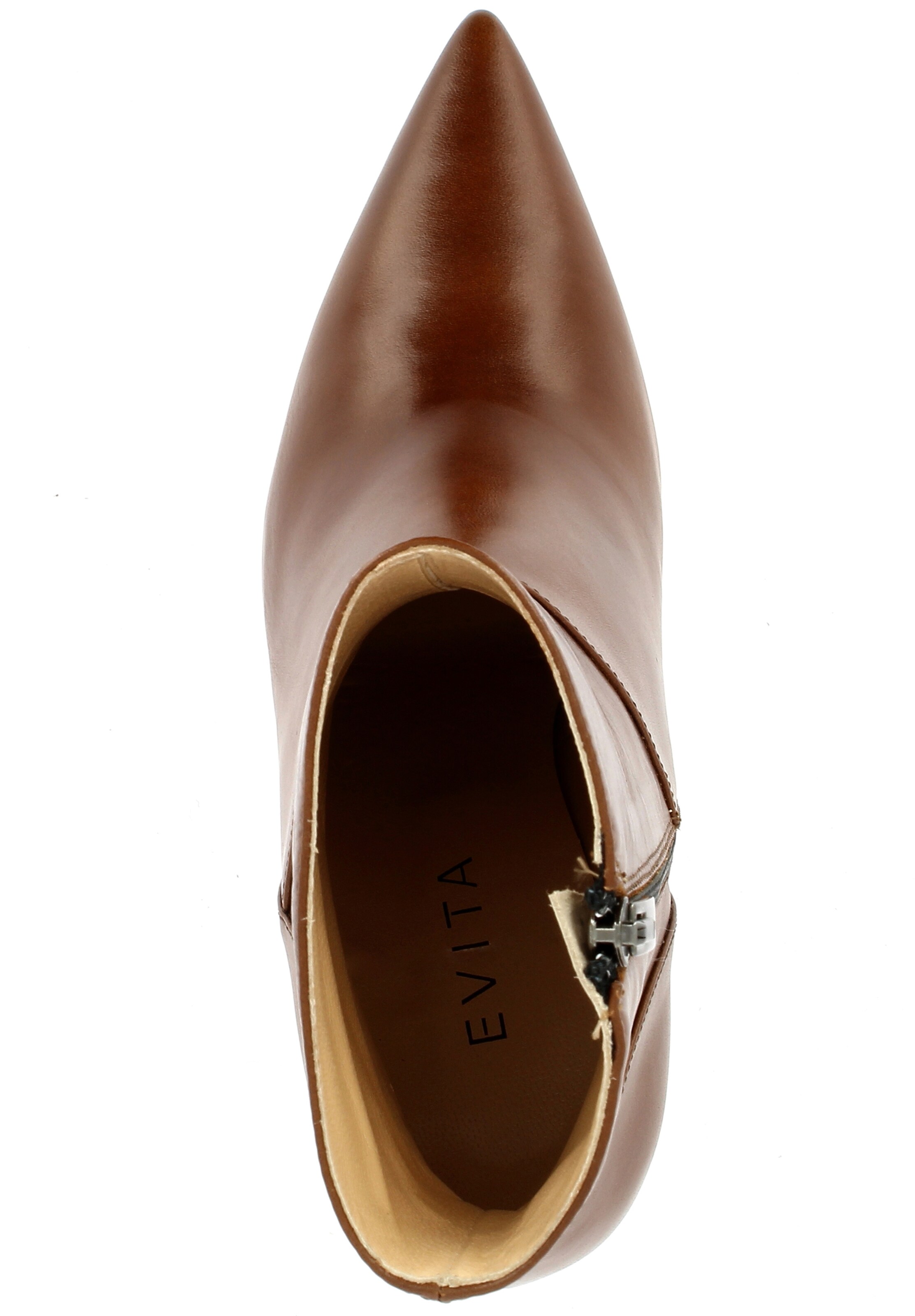 EVITA Enkellaarsjes in Bruin