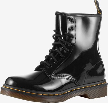 Dr. Martens Šněrovací kozačky – černá: přední strana