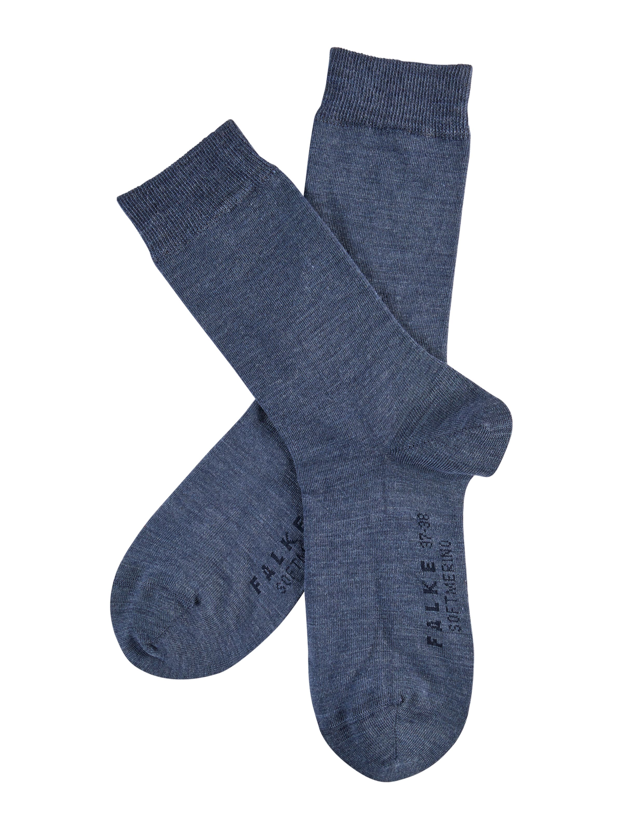 FALKE Ponožky 'Softmerino' - Modrá