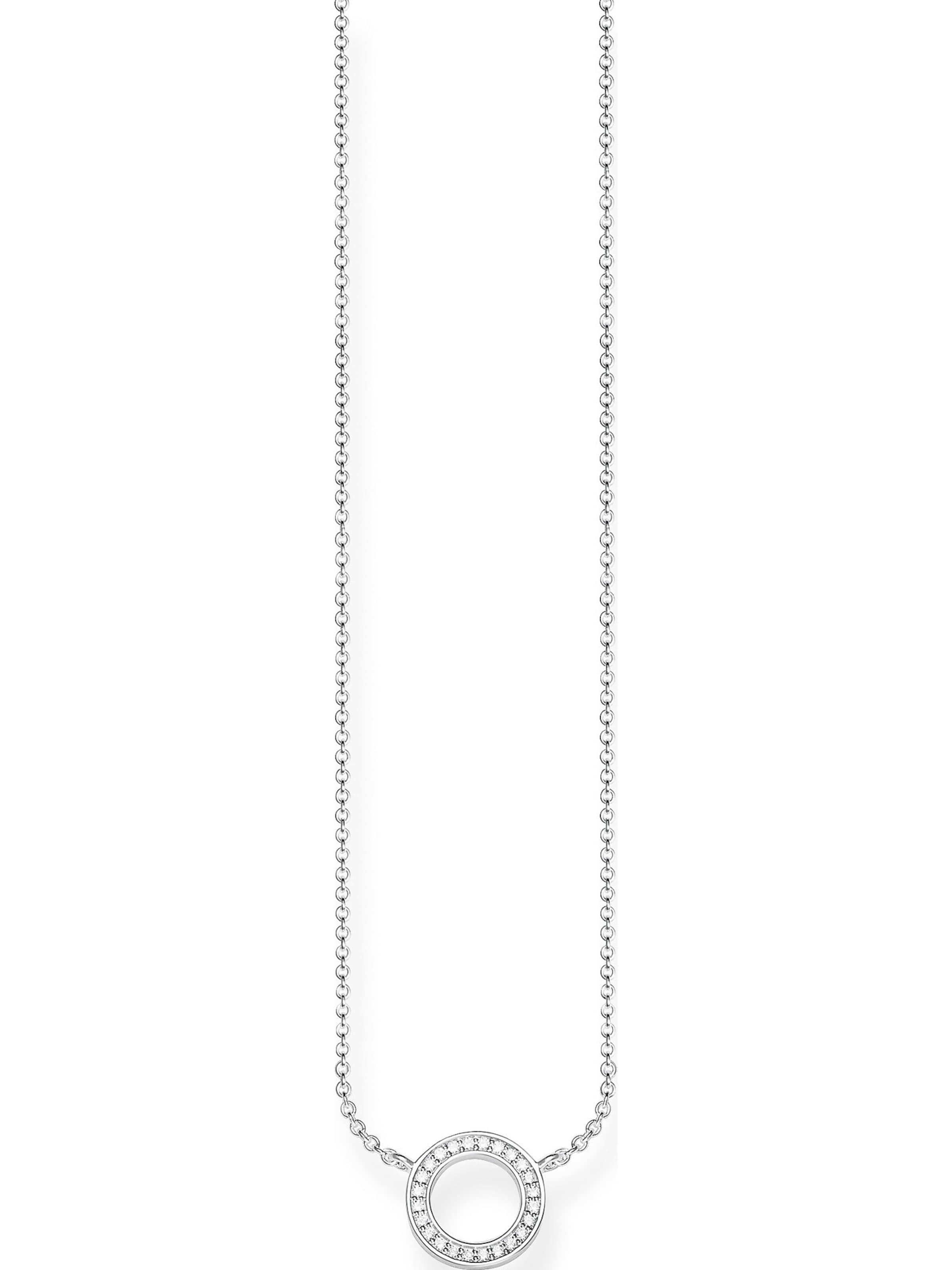 Thomas Sabo Ketting in Zilver: voorkant