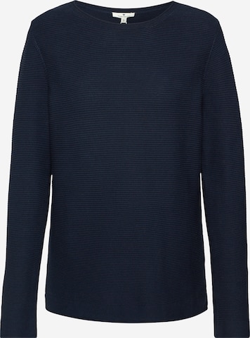 TOM TAILOR Sweater in Blue: front