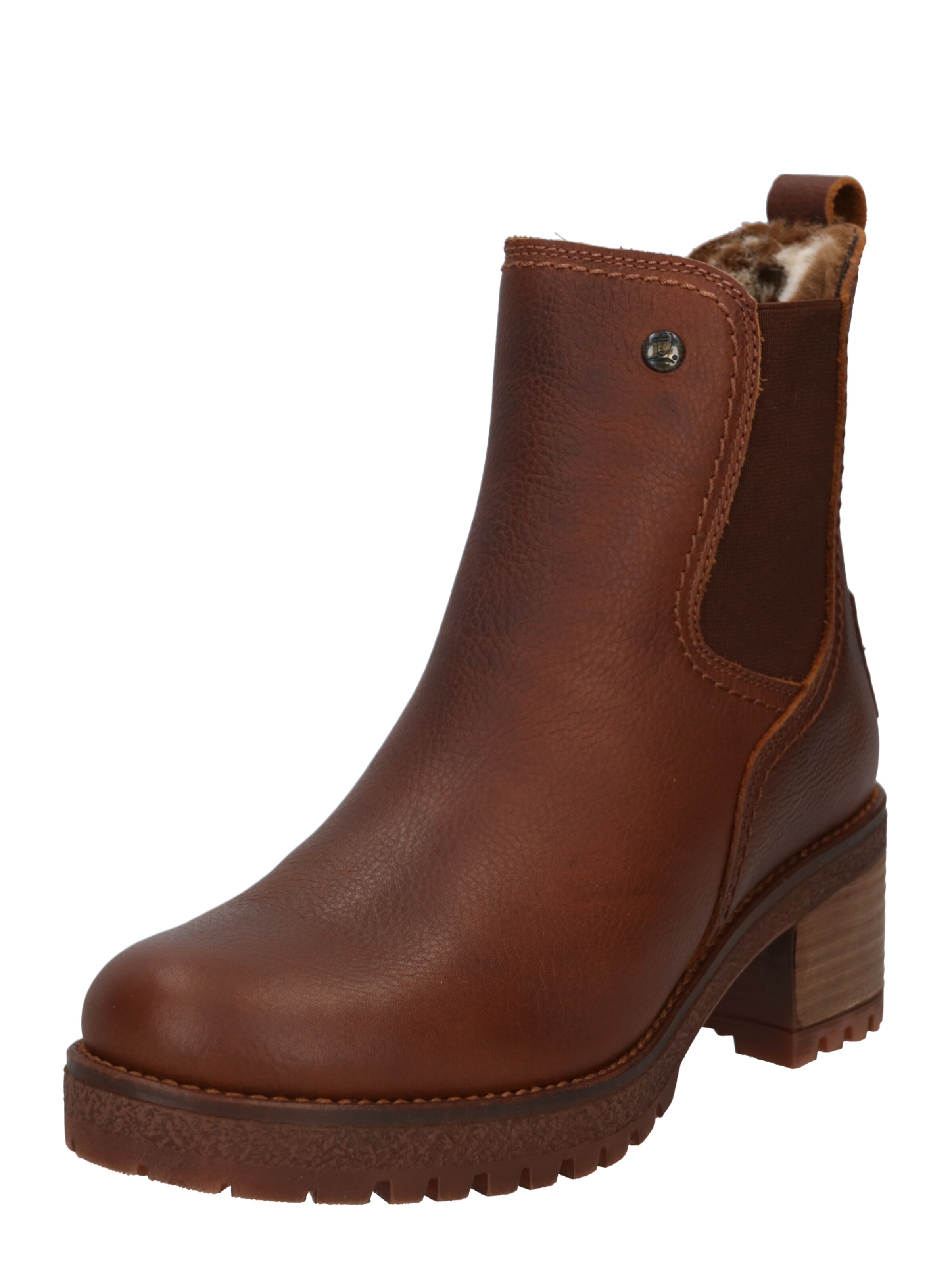 PANAMA JACK Chelsea Boots 'Pia' in Brown: front