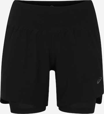 ASICS Workout Pants 'ROAD' in Black: front