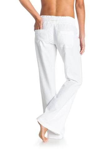ROXY Lużny krój Spodnie 'Oceanside' w kolorze biały