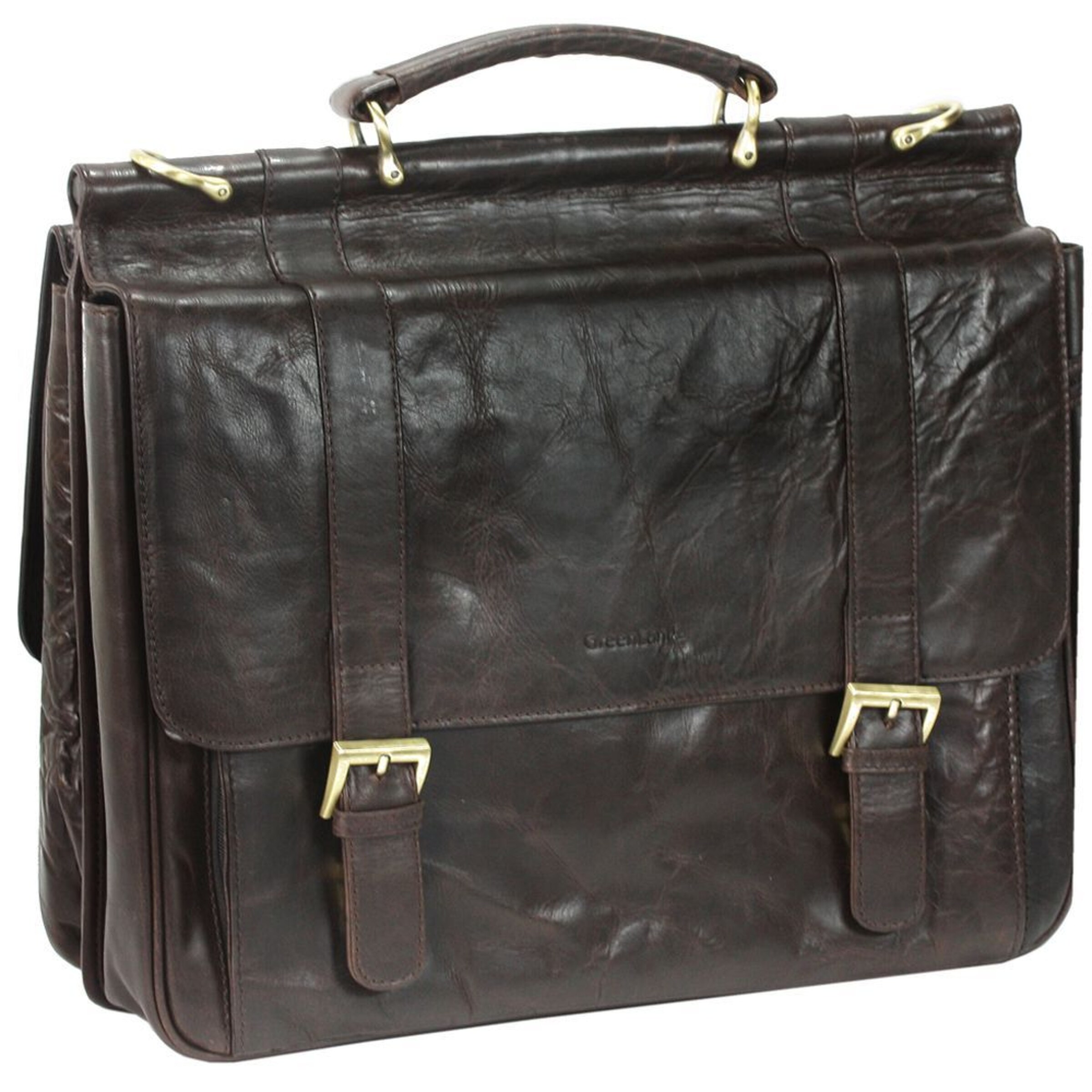 GREENLAND - Aktentas in de kleur Bruin