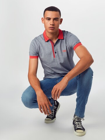 BOSS Regular Fit Poloshirt 'Paule 4' in Grau