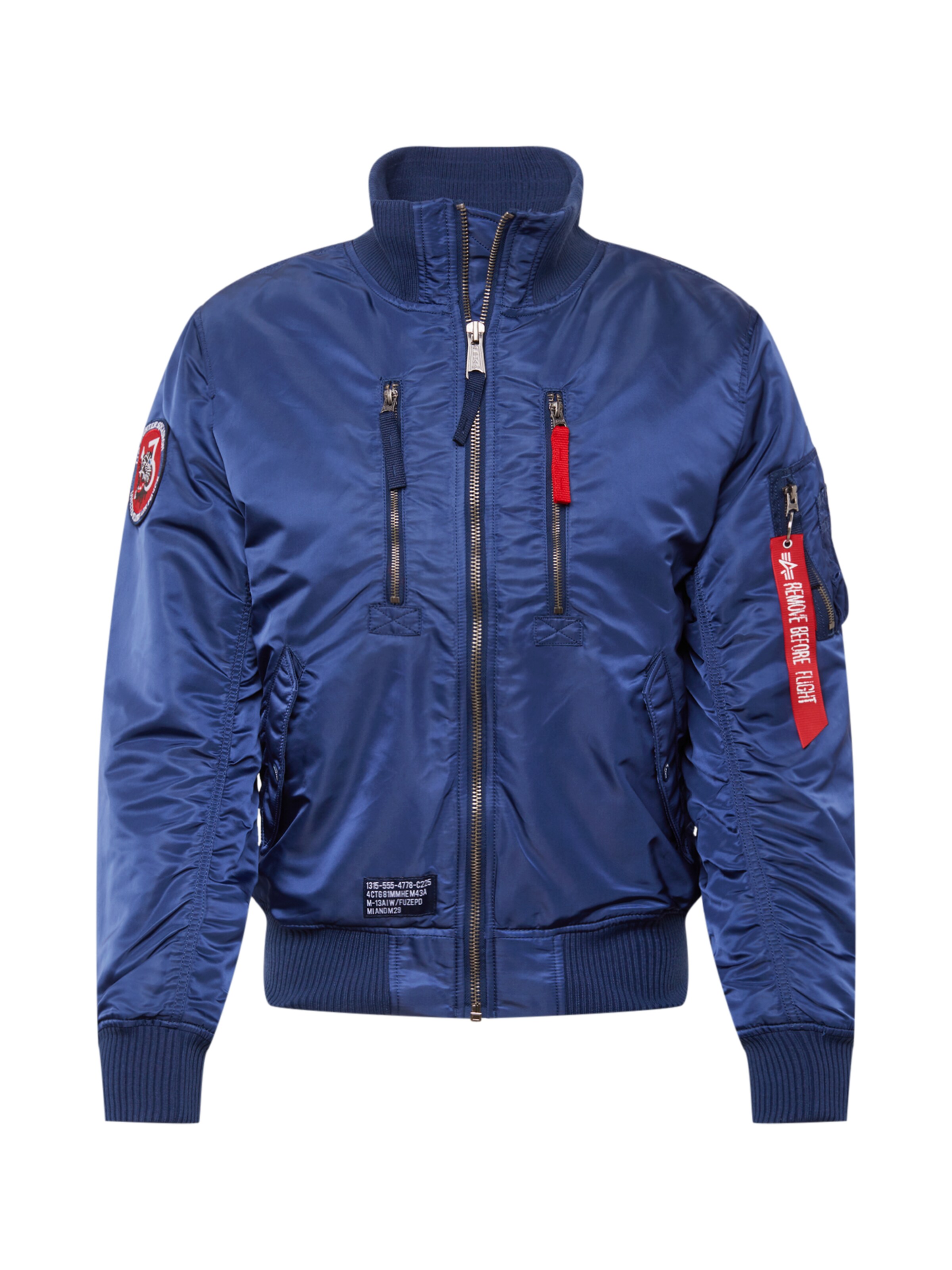 ALPHA INDUSTRIES - Tussenjas 'RBF Jacket' in de kleur Navy