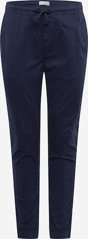 Effilé Pantalon !Solid en bleu : devant