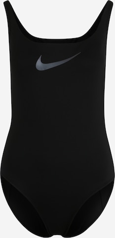 Nike Swim Regular Active Swimsuit in Black: front