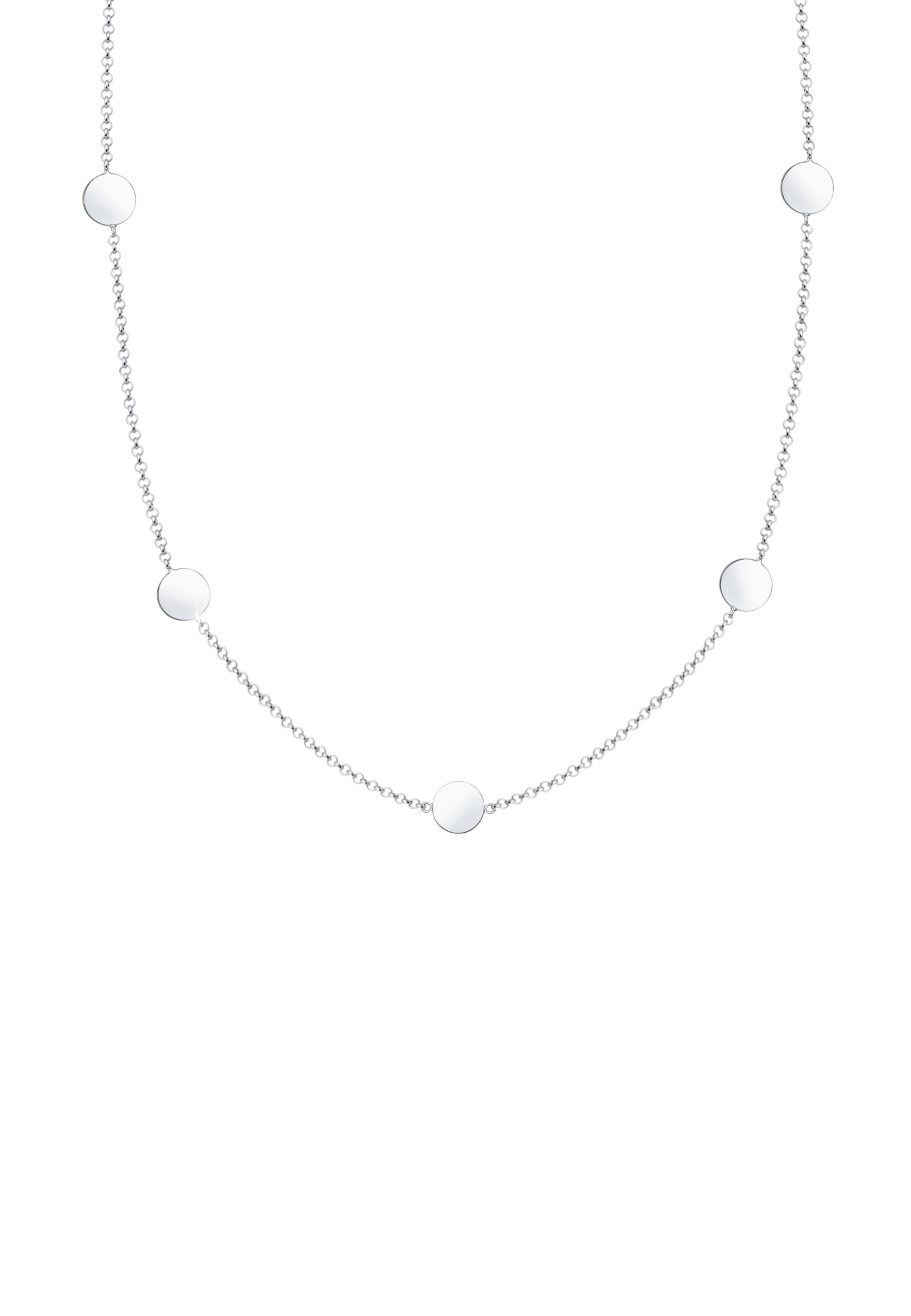 Chaîne 'Geo, Kreis' ELLI en argent