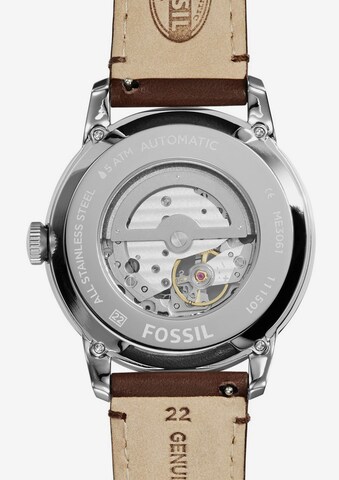 FOSSIL Analoog horloge 'Townsman' in Bruin