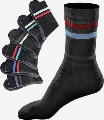 GO IN Socks in Black: front