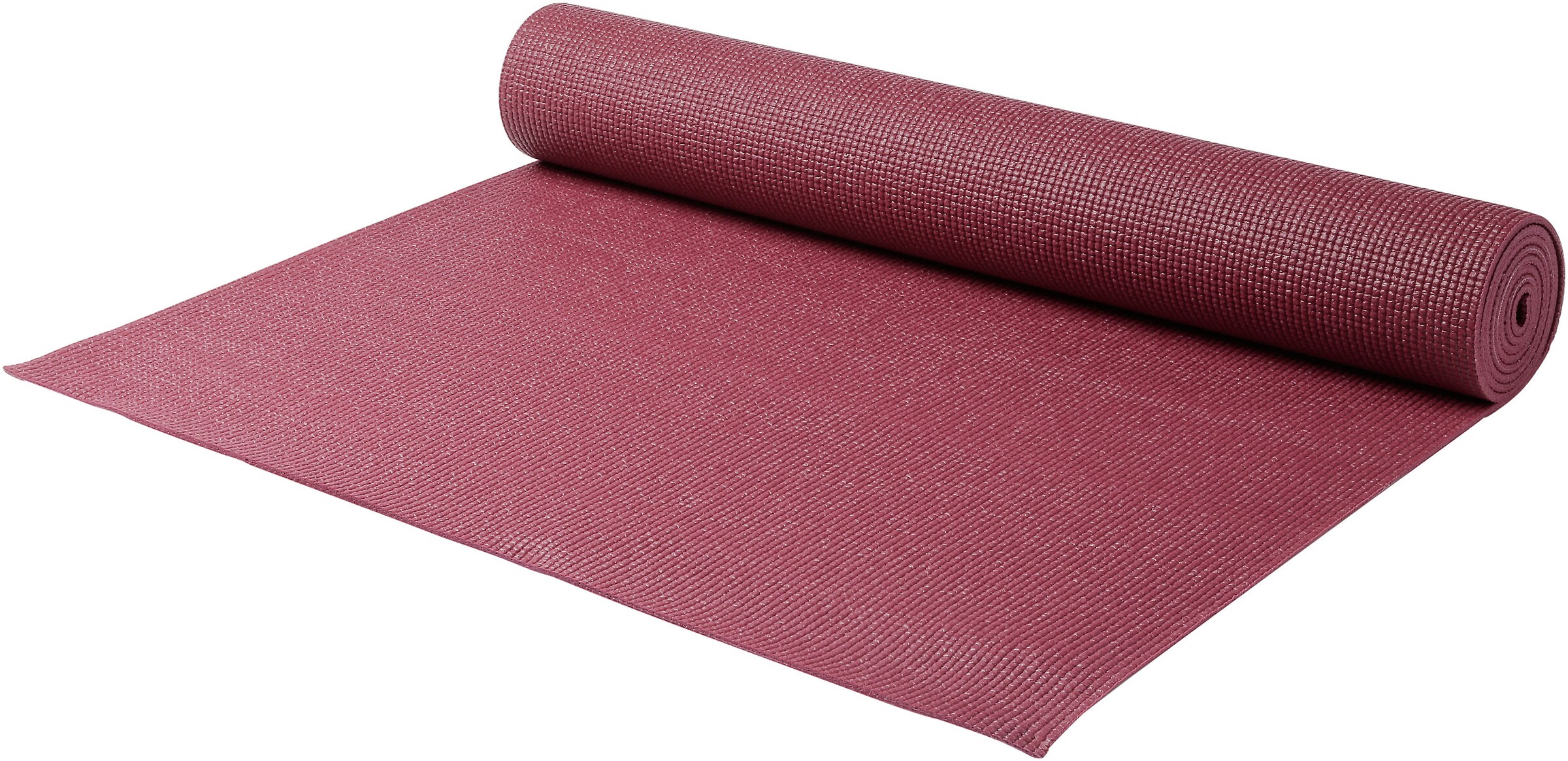 YOGISTAR.COM Yogamatte '183 cm x 61 cm x 4 mm' in Rot