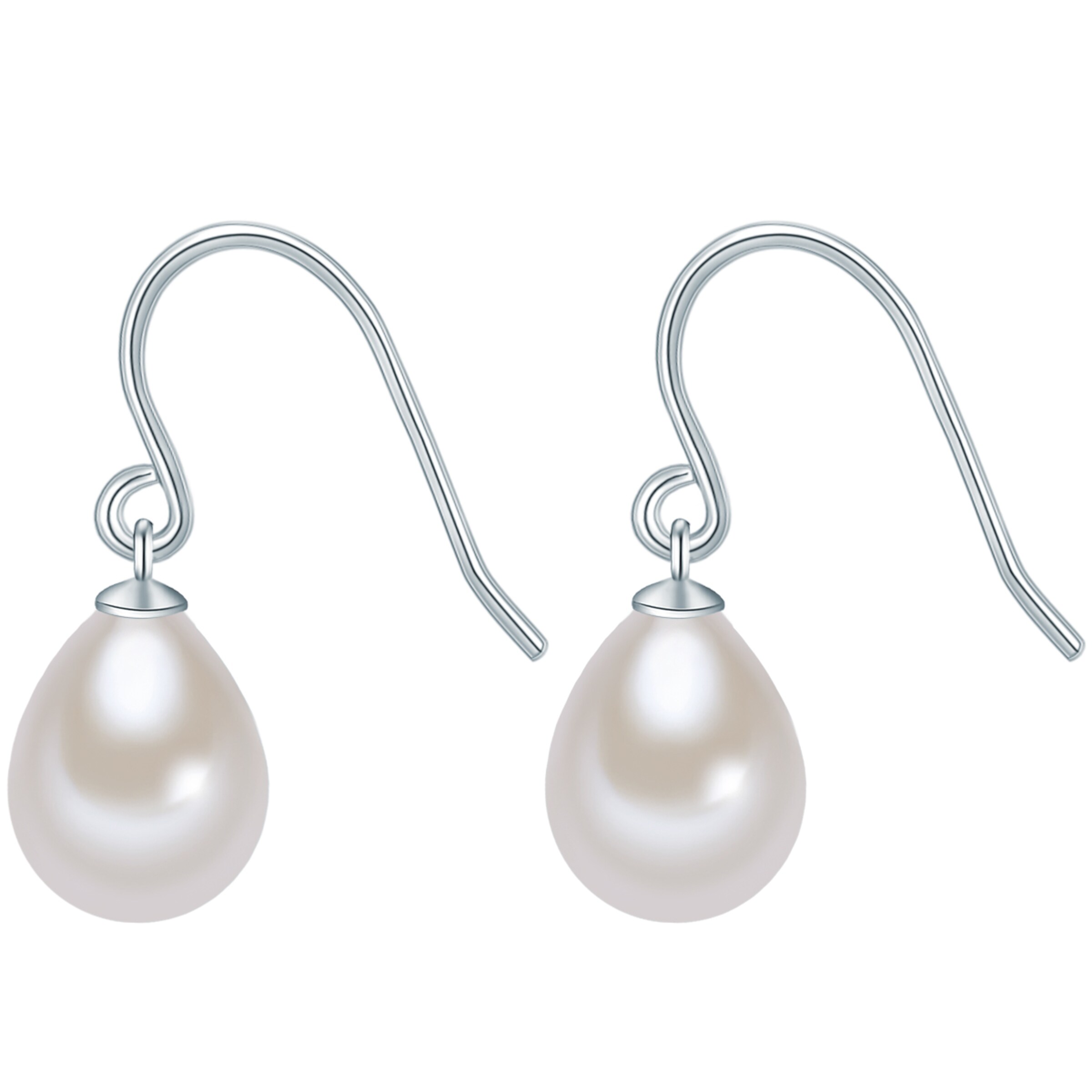 Valero Pearls Earrings in Silver