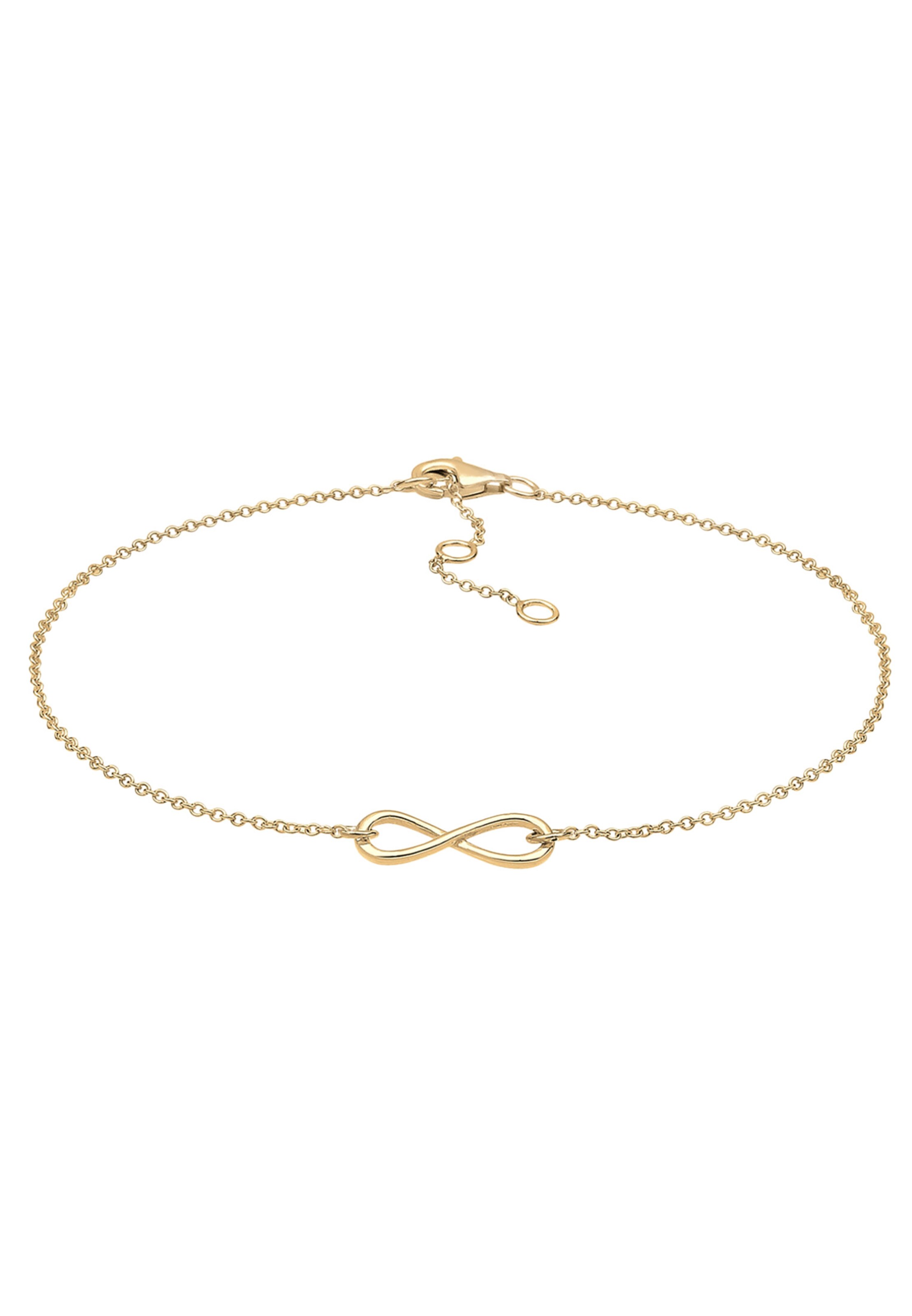 ELLI Fußschmuck 'Infinity' in Gold: Vorderseite