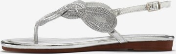 LASCANA T-bar sandals in Silver: front