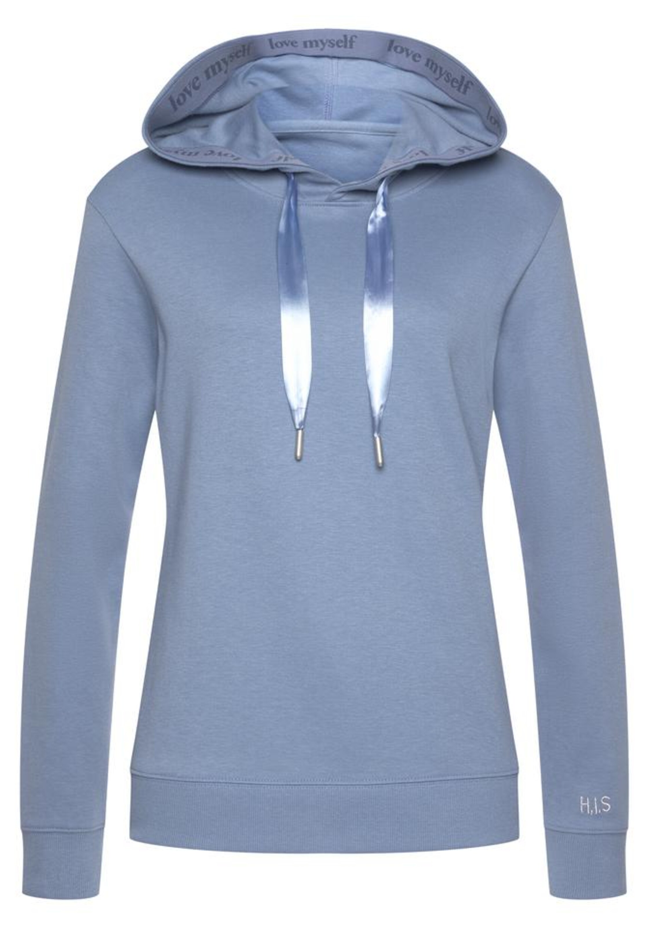 Hoodie Pullover Damen About You Sweatshirt In Dusty Blue ABOUT YOU - Main Image