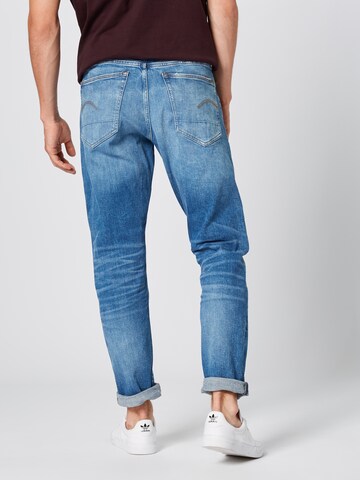 Effilé Jean G-Star RAW en bleu