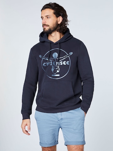 CHIEMSEE Regular fit Sweatshirt in Blauw: voorkant