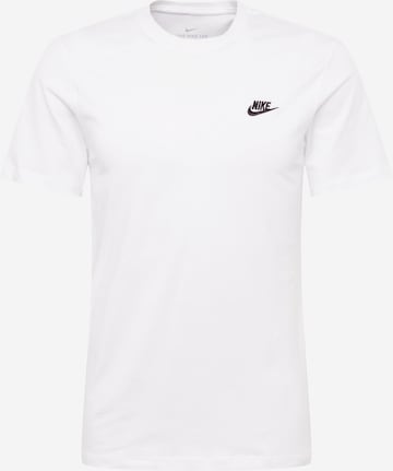 Nike Sportswear Regular Fit T-Shirt 'Club' in Weiß: predná strana