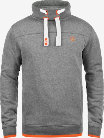 !Solid Sweatshirt 'BENJAMIN TUBE' in Grijs: voorkant