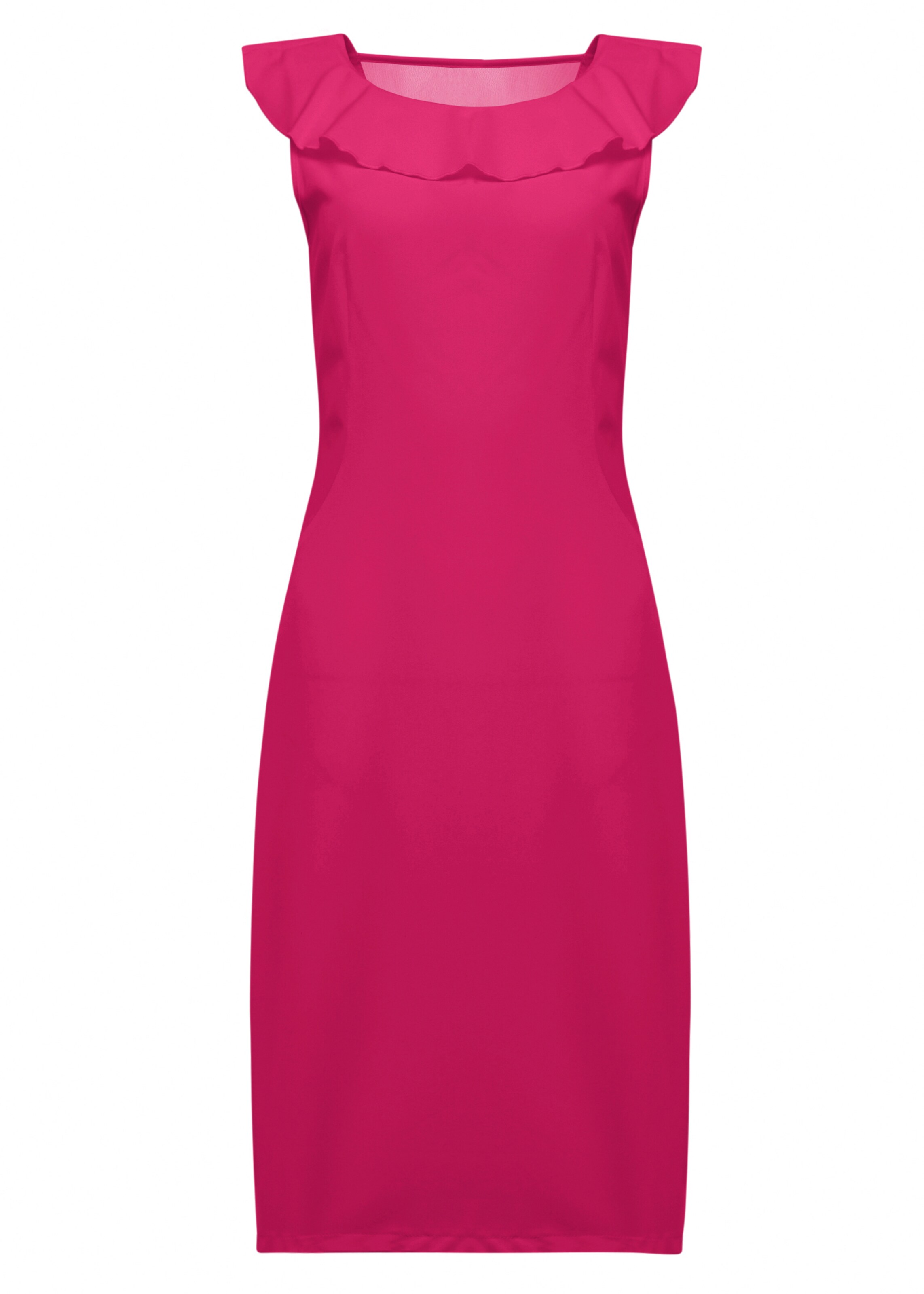 faina - Kokerjurk in de kleur Pink