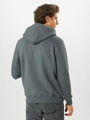 Regular fit Felpa di ALPHA INDUSTRIES in grigio