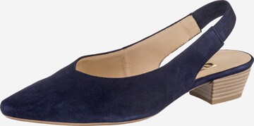 GABOR Slingback Pumps in Blue: front