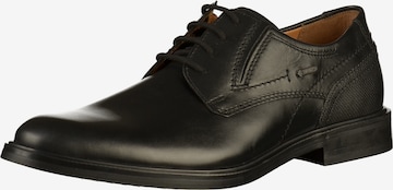 FRETZ MEN Lace-Up Shoes in Black: front