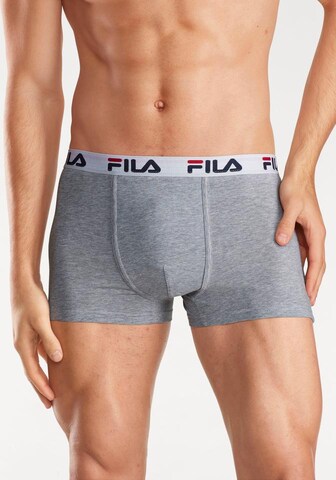 FILA Boxerky – šedá: přední strana