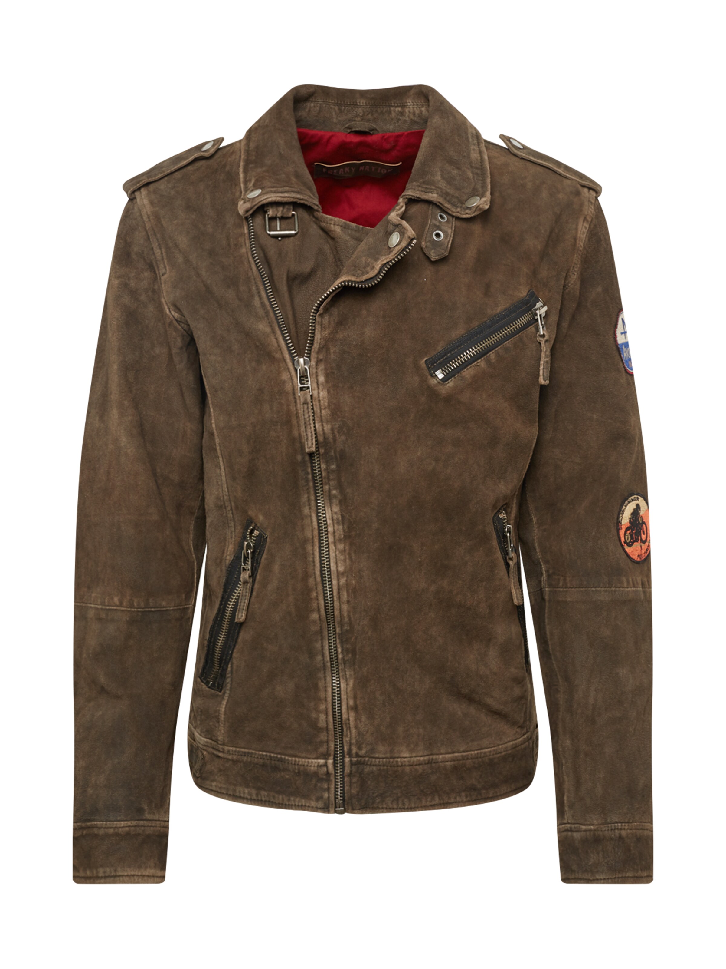 FREAKY NATION - Tussenjas 'Electric Man' in de kleur Kaki