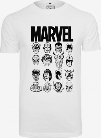 Mister Tee Shirt 'Marvel Crew Tee' in White: front