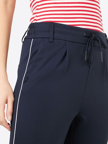 ONLY Slim fit Pleat-front trousers 'ONLPoptrash' in Blue