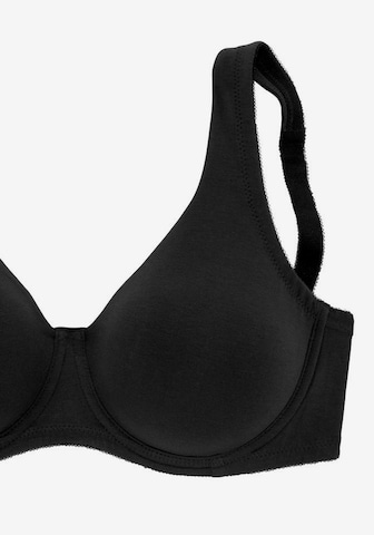 Invisible Soutien-gorge minimiseur PETITE FLEUR en noir