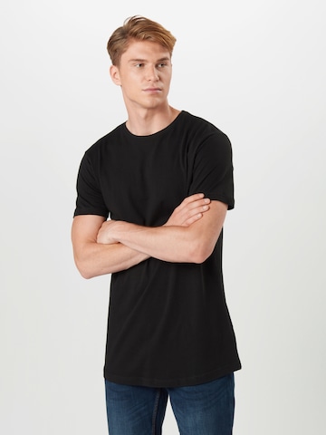 Coupe regular T-Shirt Urban Classics en noir : devant