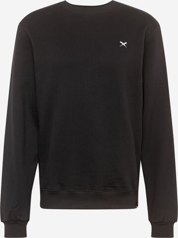 Coupe regular Sweat-shirt Iriedaily en noir : devant